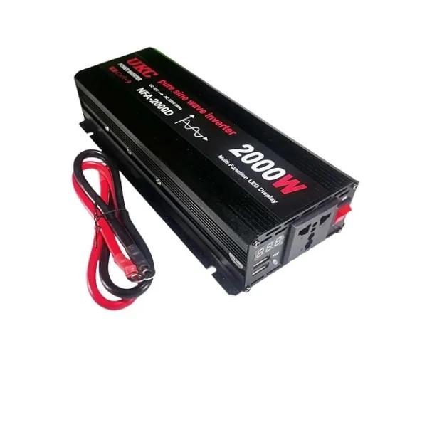 Инвертор 5 CORE 2000W 12V с чистой синусоидой преобразователь напряжения 12В-220В (18924)