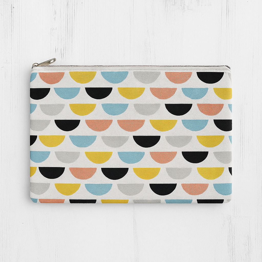 Комплект косметичок Presentville Double Кольорові половинки 2 шт. (K2D_21M019_SE)