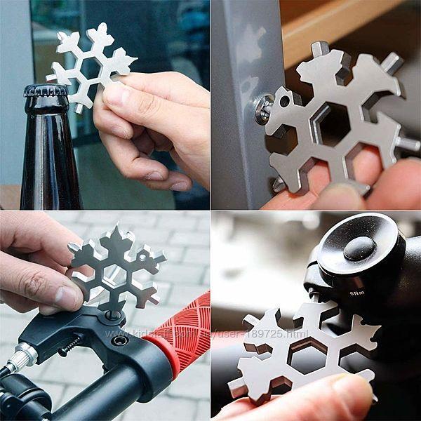 Мультитул Rias Snowflake Wrench Tool 18в1 (4_00217) - фото 2