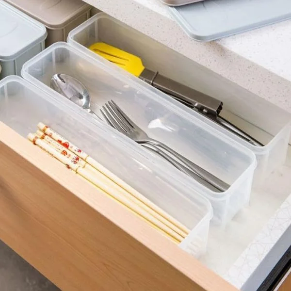 Ланч-бокс C00949 з міцного харчового пластику 6 шт. - фото 5