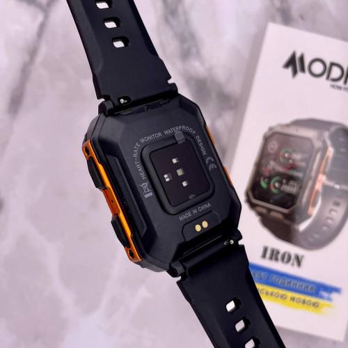 Смарт-часы Modfit Iron Black/Orange - фото 4