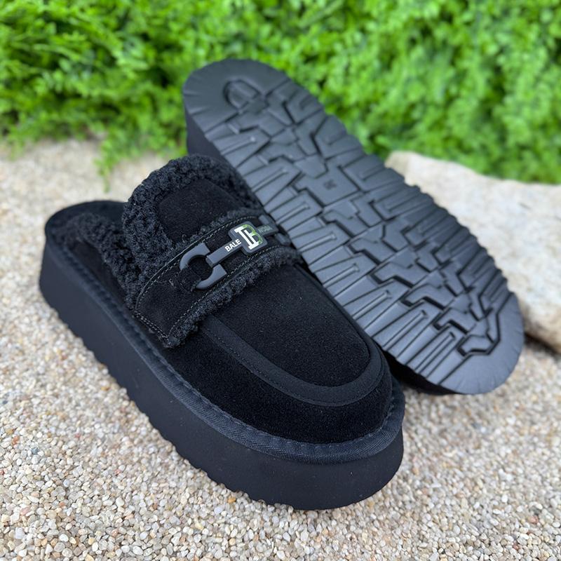 Уггі жіночі офісні тедді хутро Е-005080-1 p. 39 25 см Чорний (113838596) - фото 4