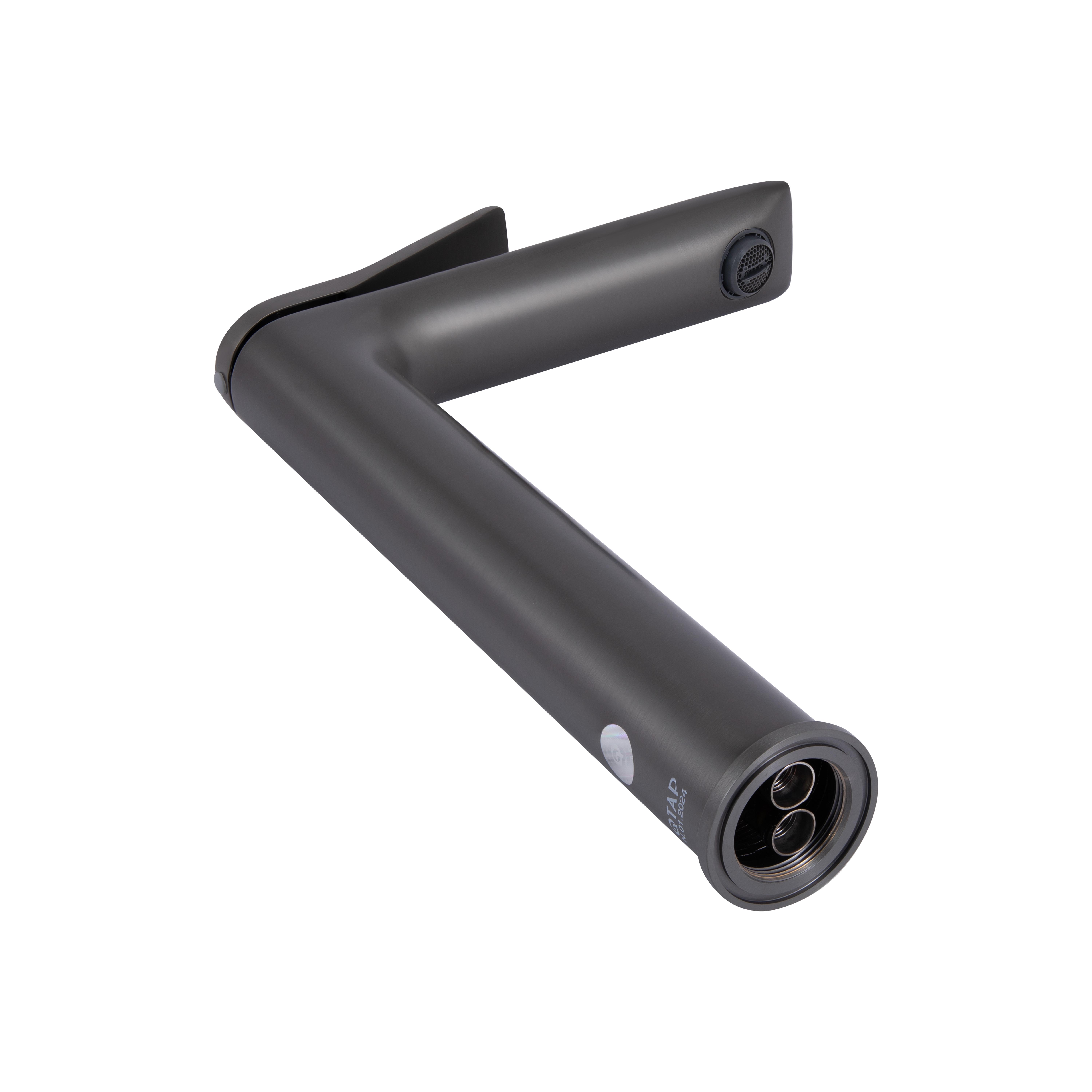 Смеситель для раковины Qtap Presto высокий Graphite (QTPRE269GRP45582)