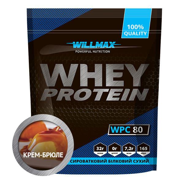 Протеїн сироватковий Whey Protein 80% Willmax 920 г Крем-брюле (2104)