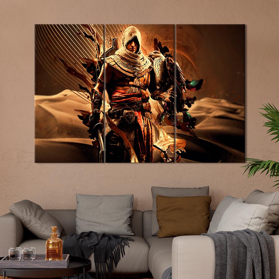 Настенний декор Главный герой Байека Assassin's Creed: Истоки 156x100 см (A177-3)