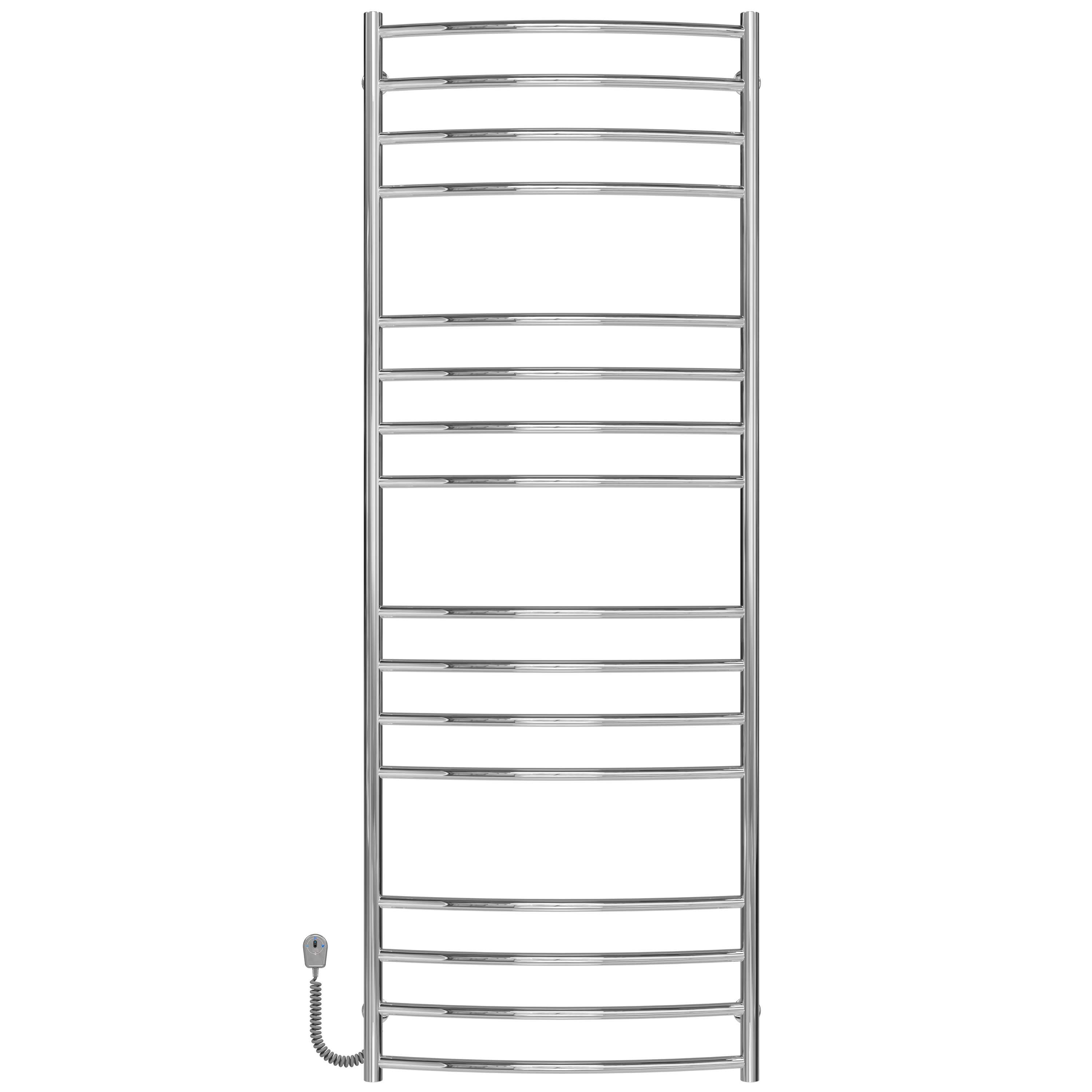 Полотенцесушитель электрический Deffi Классик Элит П16 EF16 левое подключение нержавеющая сталь 600х1700 мм Хром (C.KE.170.60.15.ECL5)