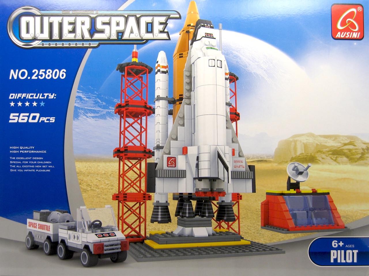 Конструктор Ausini 25806 Старт шаттла 560 деталей 5 фигурок Конструктор Ausini 25806 Старт шаттла 560 деталей 5 фигурок