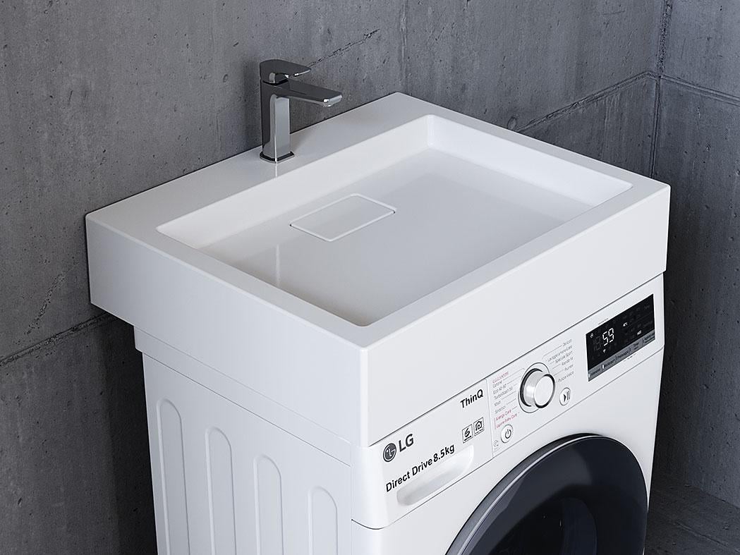 Умивальник на пральну машину Luxor Line Білий (743) - фото 12