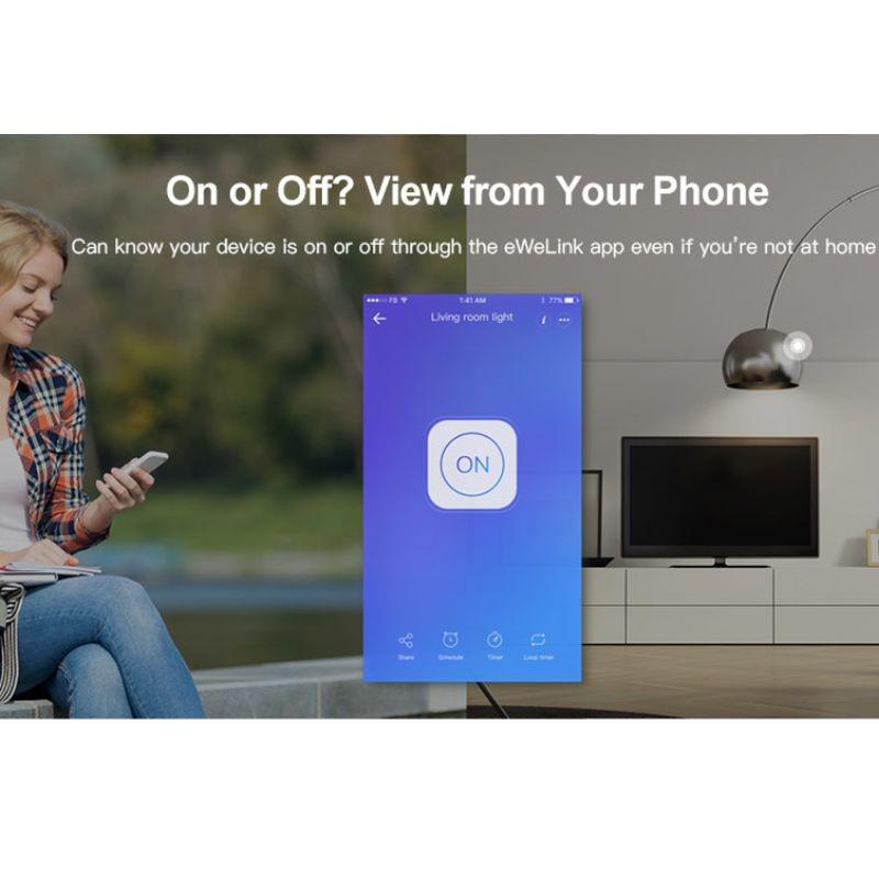 Выключатель Wi-fi Sonoff мини для работы параллельно с настенным выключателем и проходными выключателями - фото 6
