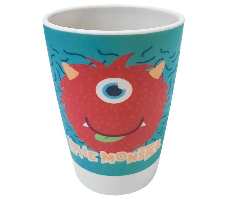 Набор детской бамбуковой посуды Stenson MH-2770-40 Монстрик 5 пр. (536835) - фото 4 Набор детской бамбуковой посуды Stenson MH-2770-40 Монстрик 5 пр. (536835) - фото 4