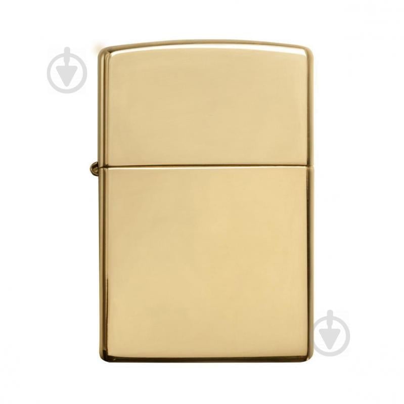Зажигалка ZIPPO Solid Brass Wo/Sb Gold (254B) - фото 1