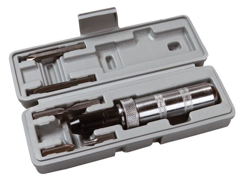 Набір Mastertool викрутка ударно-поворотна/6 насадок в кейсі (40-0151)