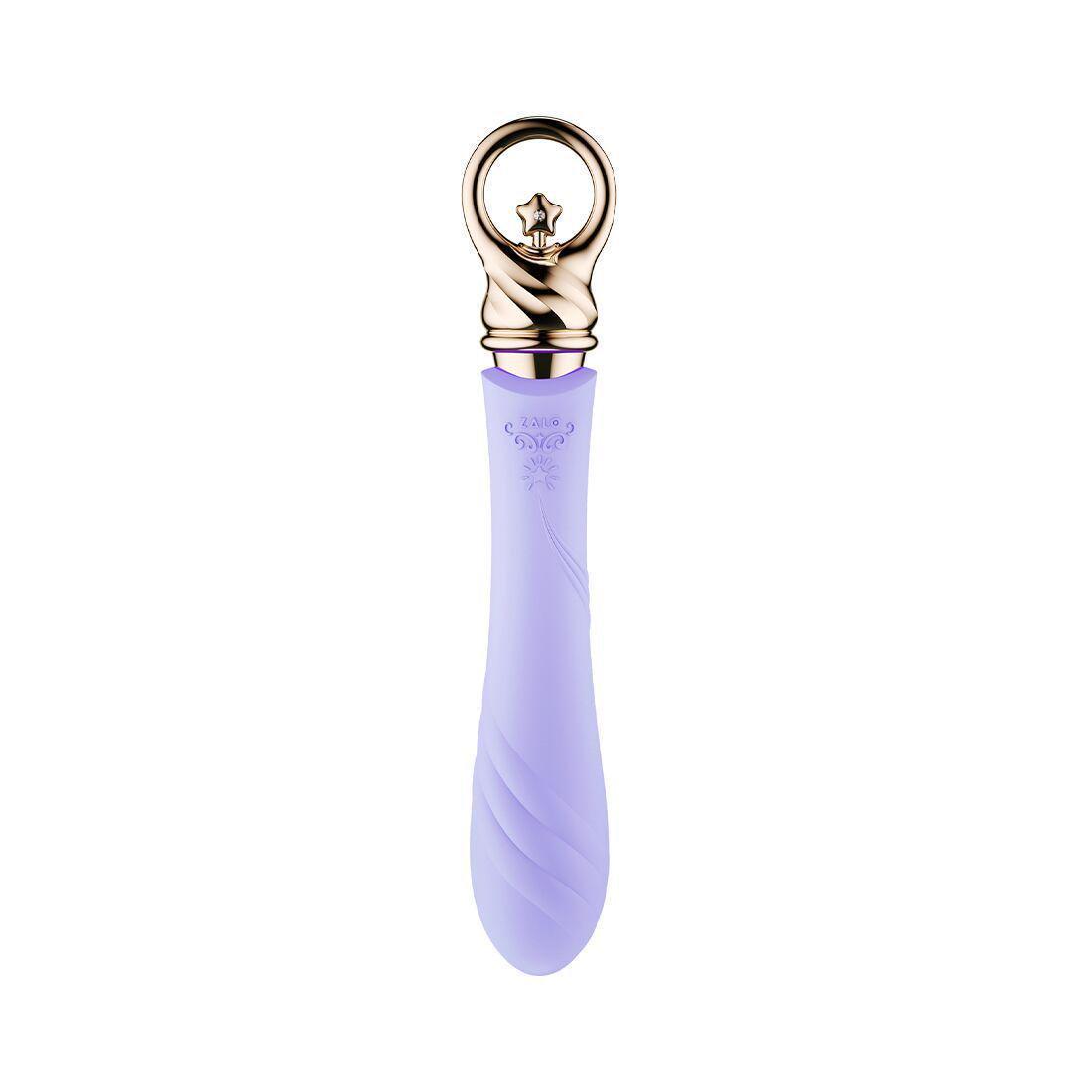 Вибратор для точки G с подогревом Zalo Sweet Magic Courage Fantasy Violet (SO6675)