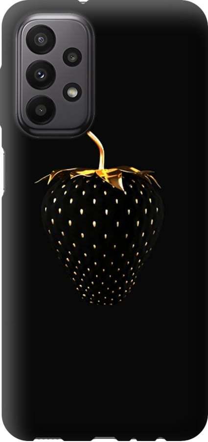 Чехол на Samsung Galaxy A23 A235F Черная клубника (3585u-2587-42517)