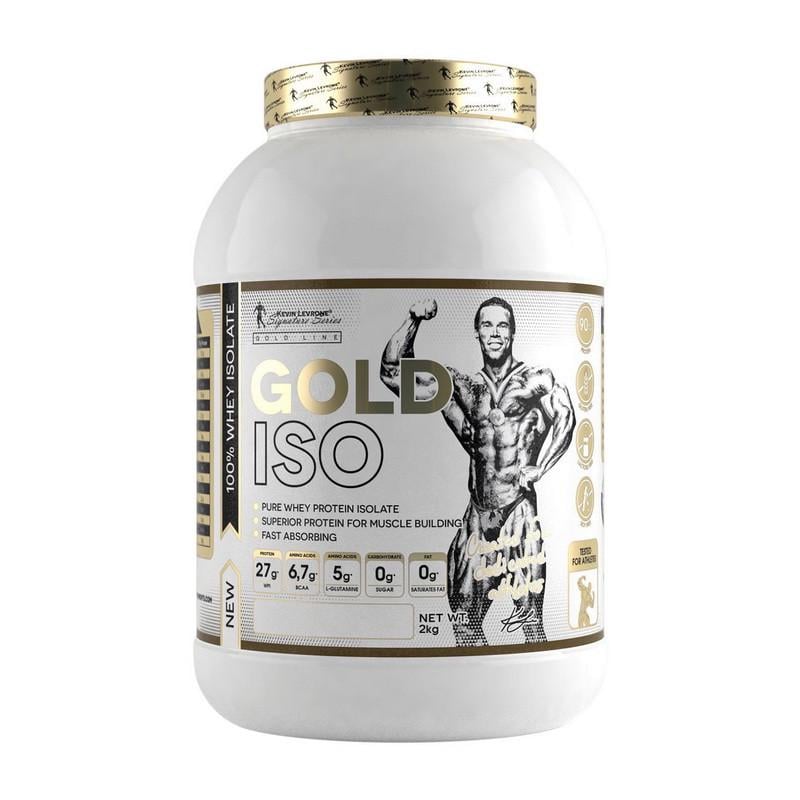 Изолят сывороточный Kevin Levrone Gold Iso клубника 2 кг (18593-01)