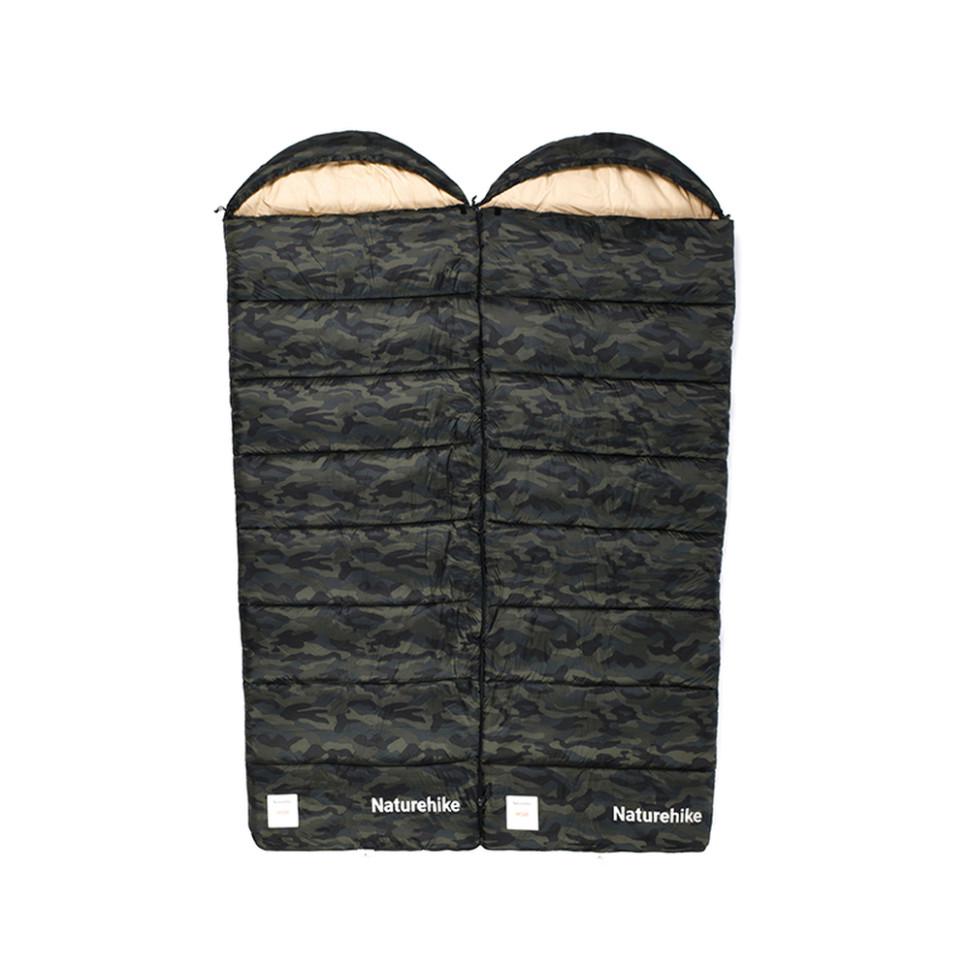 Спальний мішок Naturehike M320 CNK2350WS023 з капюшоном Green Camouflage (697564188920) - фото 2 Спальний мішок Naturehike M320 CNK2350WS023 з капюшоном Green Camouflage (697564188920) - фото 2