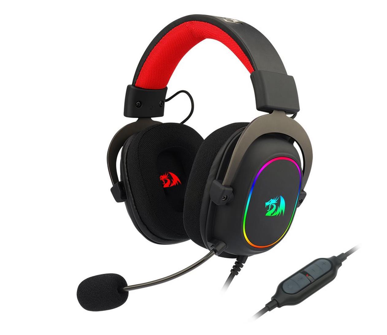 Навушники з мікрофоном Redragon Zeus-X RGB Black