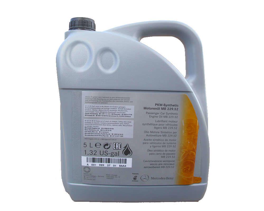 Моторна олива Mercedes-Benz Engine Oil MB 229.52 5W-30 5 л