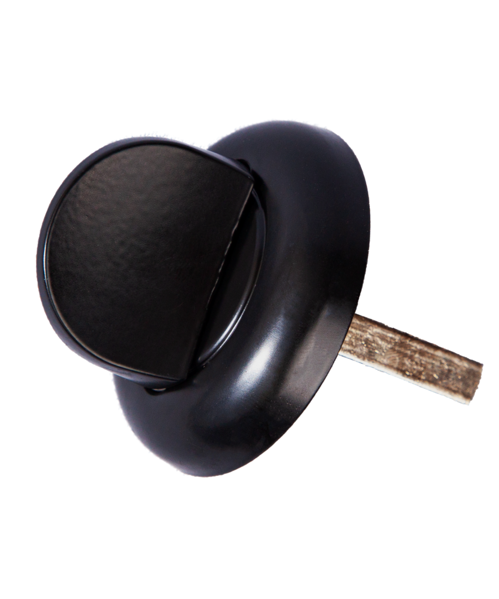 Засувка одностороння врізна Аріко Чорний