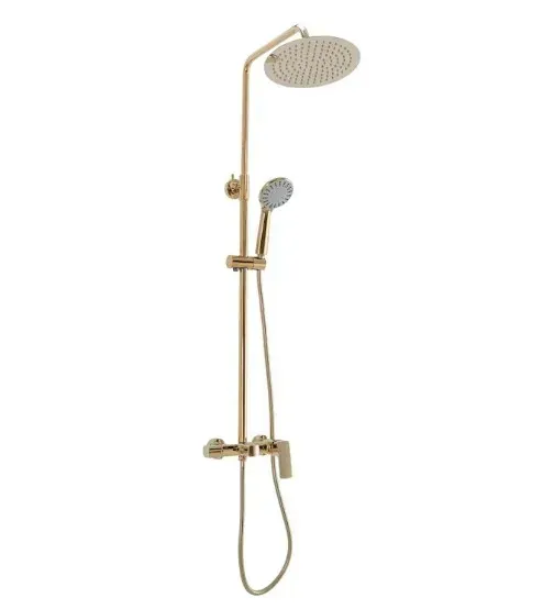 Душевой гарнитур Rea Roger с изливом Золотой (RM-REA-P0692)