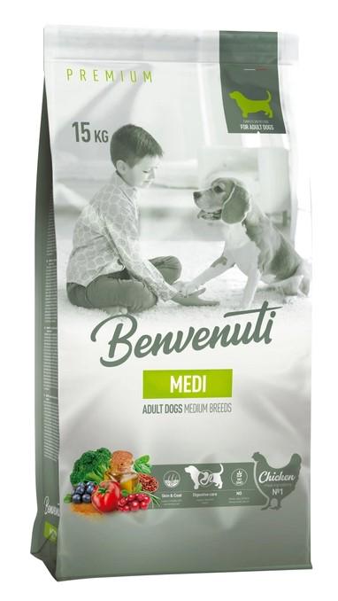 Корм Benvenuti Medi для собак середніх порід 15 кг (27422) - фото 1