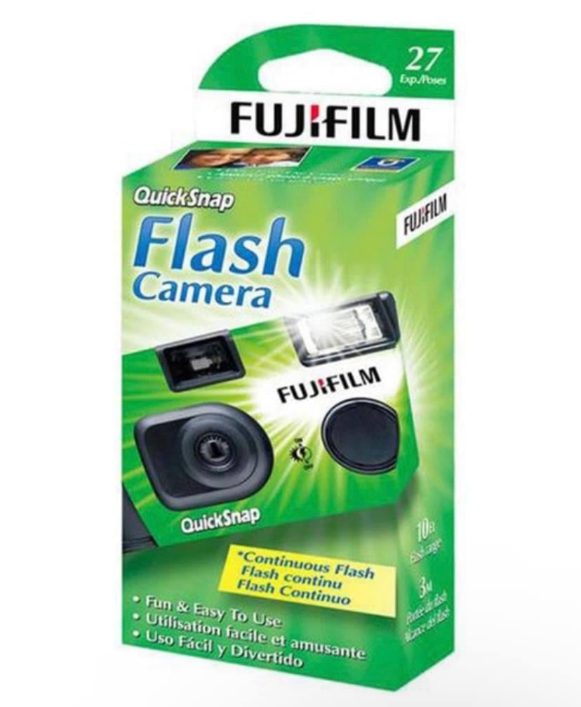 Фотокамера одноразовая пленочная Fujifilm QuickSnap Flash ISO 400 One-Time-Use Camera на 27 кадров со вспышкой 35 мм (d7c91289) - фото 2