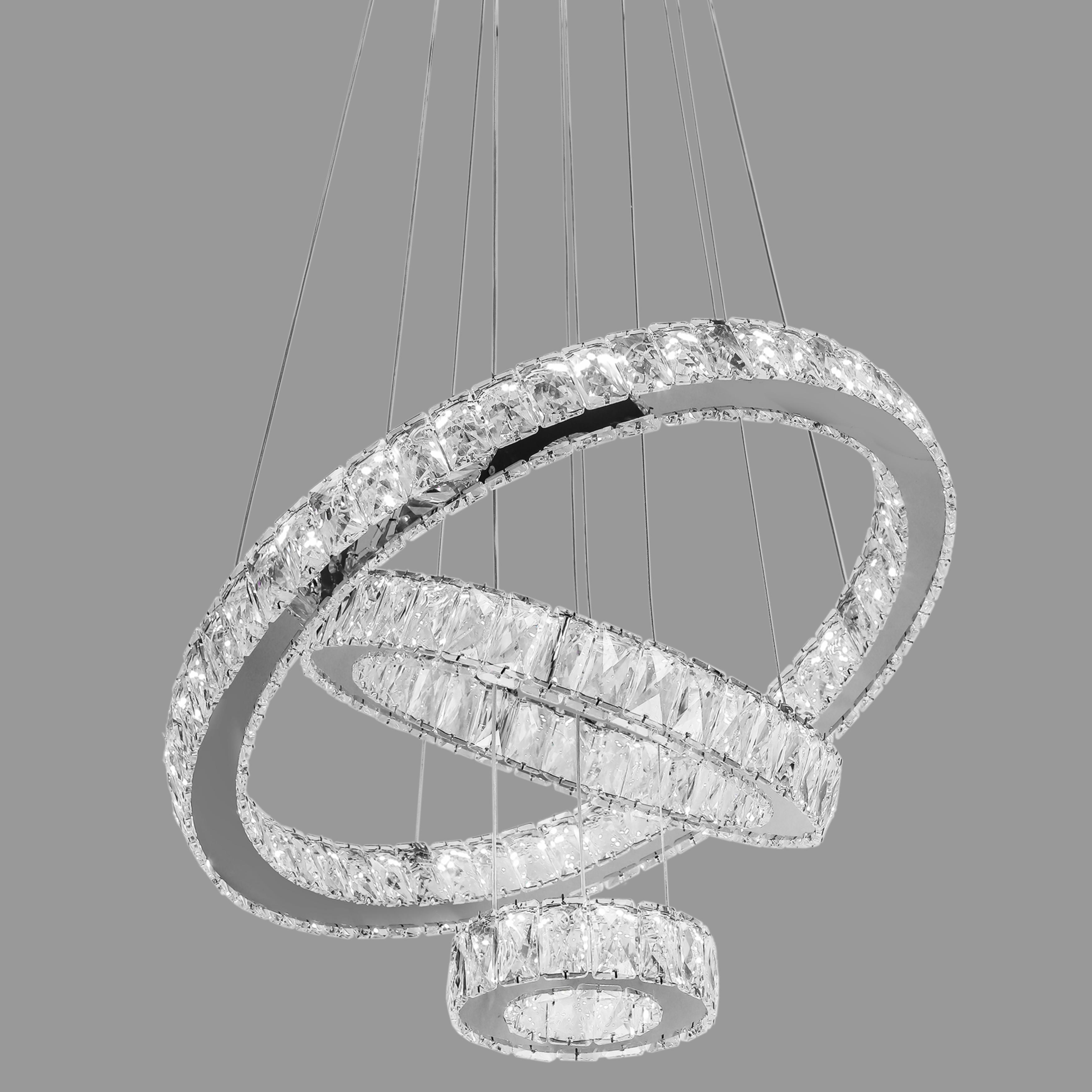 Люстра CRYSTAL арт-деко Серебряный/Хром (802-L700 CH) Люстра CRYSTAL арт-деко Серебряный/Хром (802-L700 CH)