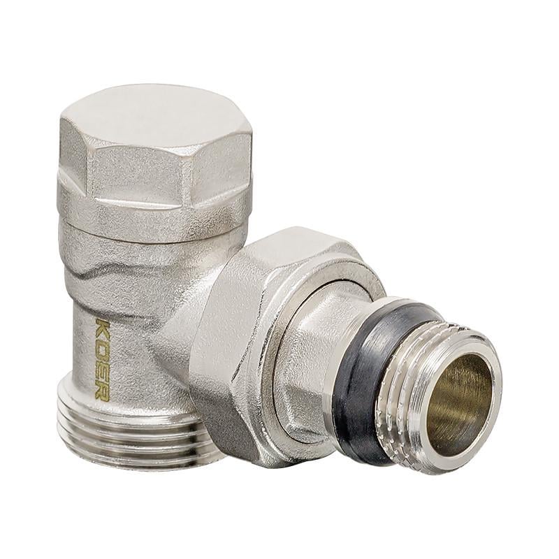 Комплект для підключення радіатора KOER SET-14 кутовий з термоголовкою ЗЗ 1/2"x3/4" (KR3178) - фото 3 Комплект для підключення радіатора KOER SET-14 кутовий з термоголовкою ЗЗ 1/2"x3/4" (KR3178) - фото 3