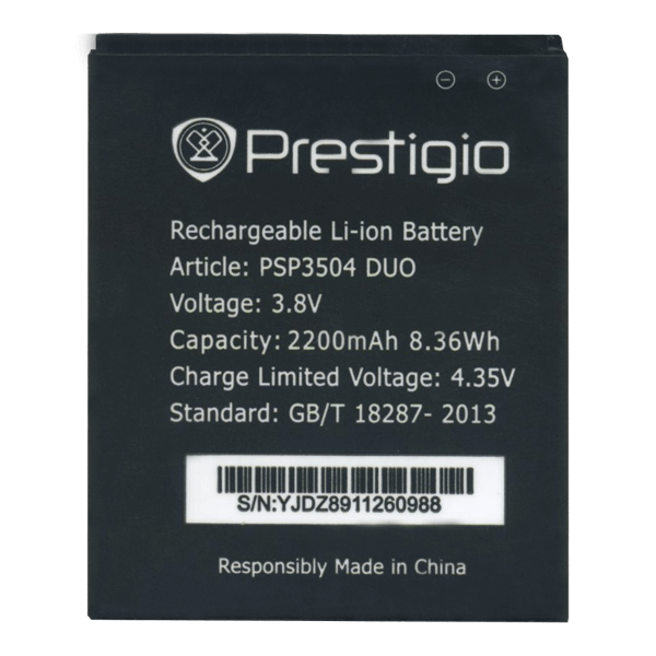 Акумуляторна батарея Prestigio PSP3504 Muze С3 2200 mAh Акумуляторна батарея Prestigio PSP3504 Muze С3 2200 mAh