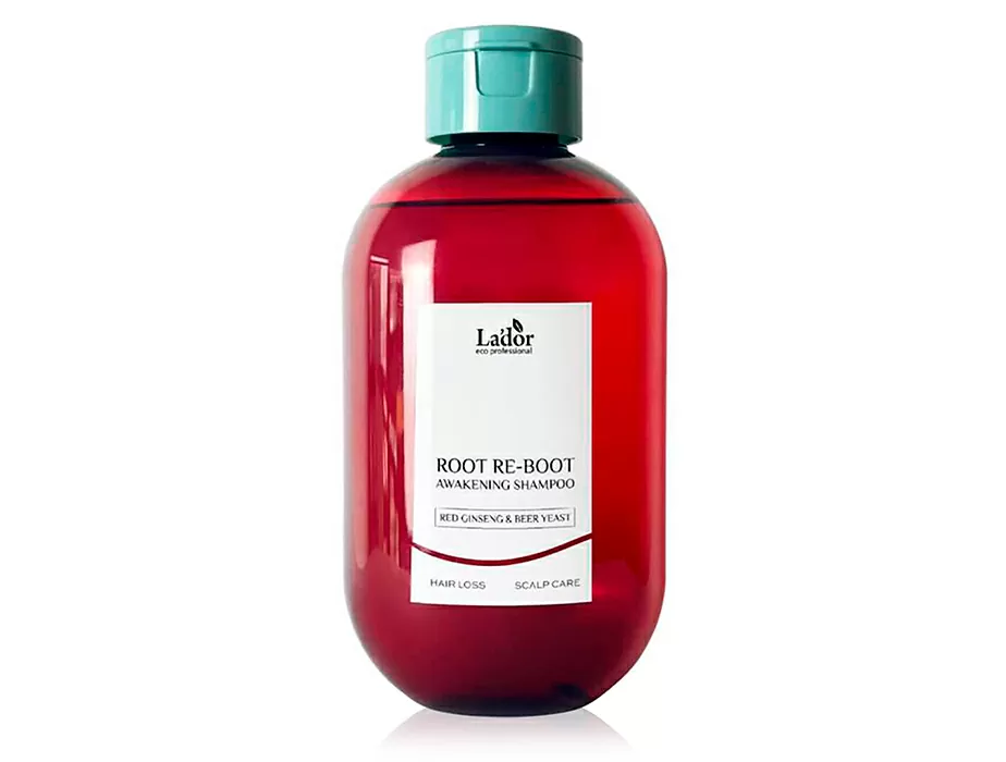 Шампунь для росту волосся La'dor ROOT RE-BOOT AWAKENING SHAMPOO Red Ginseng&Beer Yeast 300 мл (4569)