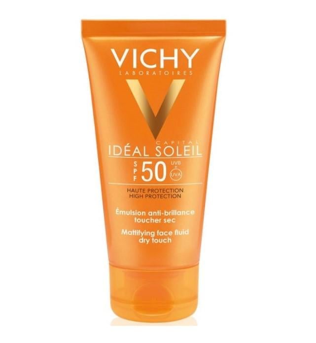 Эмульсия солнцезащитная для лица Vichy Ideal Soleil Emulsion Anti-Brillance SPF 50+ матирующая (2122547274) Эмульсия солнцезащитная для лица Vichy Ideal Soleil Emulsion Anti-Brillance SPF 50+ матирующая (2122547274)