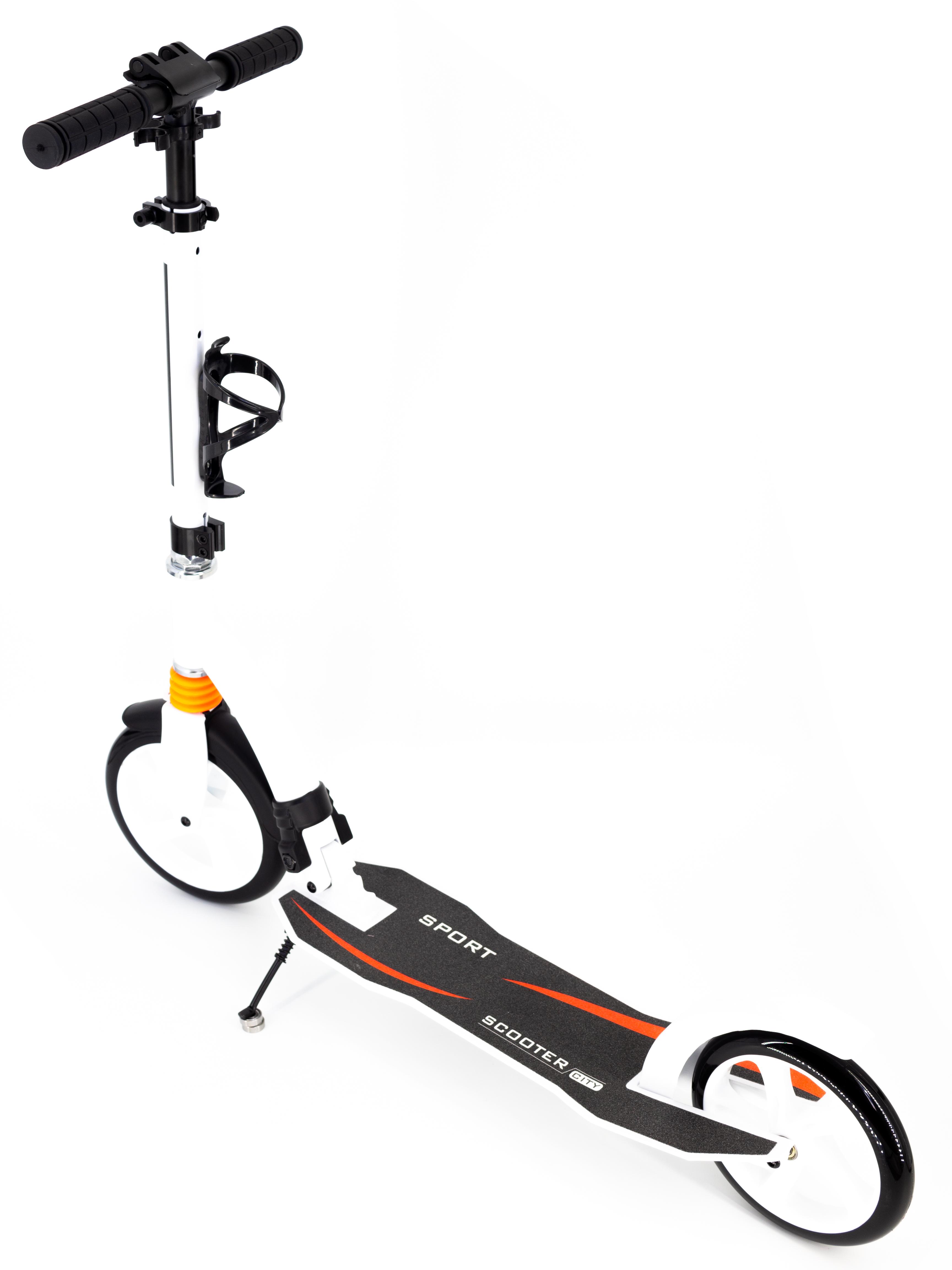 Самокат на больших колесах Scooter Pro 128-B2 Белый (7562418)