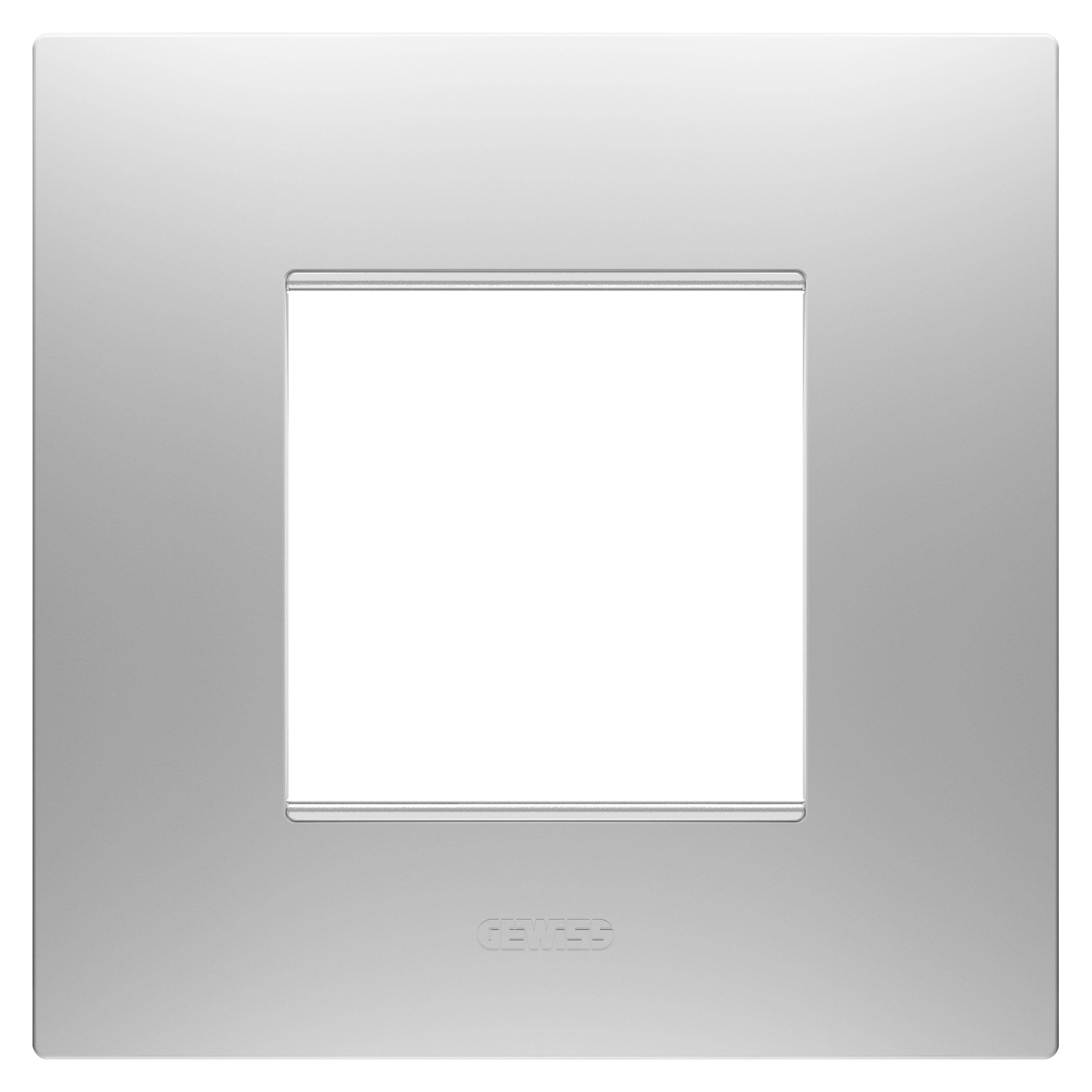 Рамка одноместная Gewiss Chorusmart EGO горизонтальная технополимер Серый (GW16022GR)