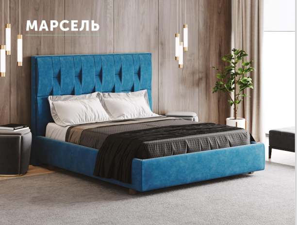 Кровать Allure Марсель 160х200 см Ecru - фото 3