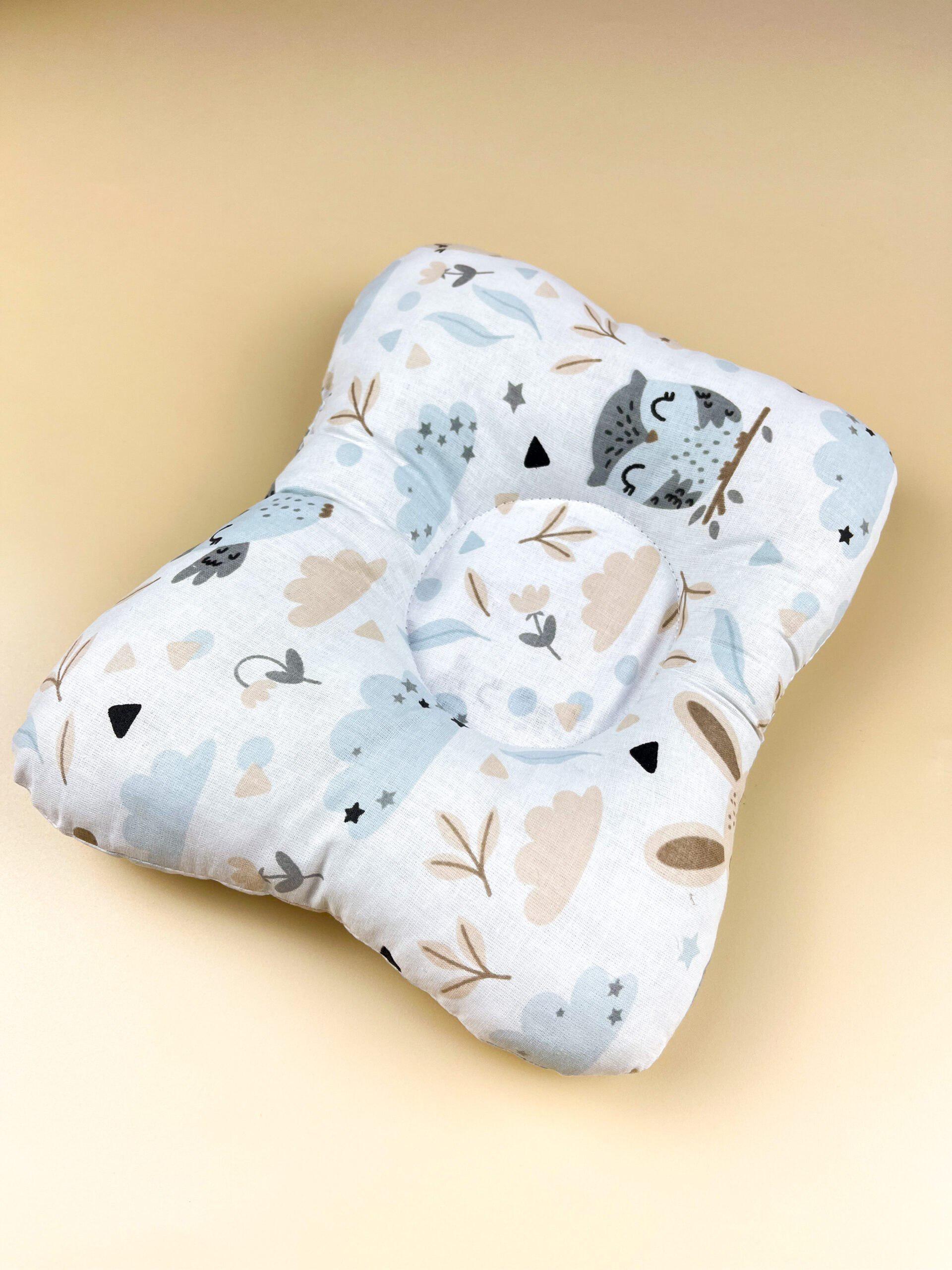 Подушка ортопедическая для новорожденных №17 Совы и зайчики (142754) Подушка ортопедическая для новорожденных №17 Совы и зайчики (142754)