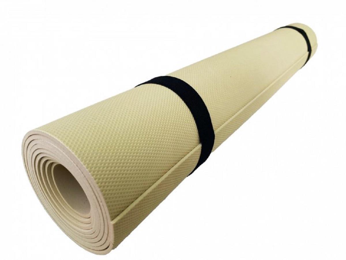 Коврик для йоги EVA однослойный 1800х600х3 мм Бежевый