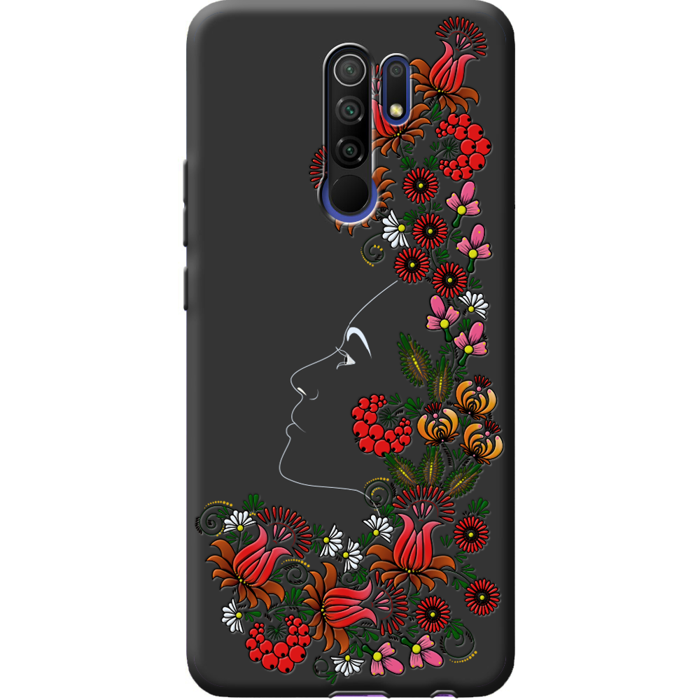 Чохол Boxface Xiaomi Redmi 9 3D Ukrainian Muse Чорний силікон (40233-bk64-40357)
