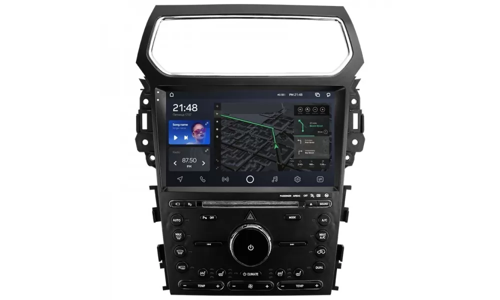 Штатная магнитола CYCLONE C10-003 4-64Gb 2k 4G DSP Ford Explorer 5 2011 - 2019 B 10" L3