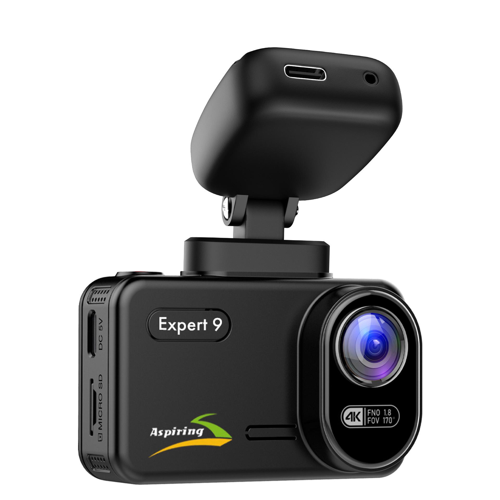 Відеореєстратор автомобільний Aspiring Expert 9 Speedcam Wi-Fi GPS 2K 2 камери (EX123SS) - фото 8