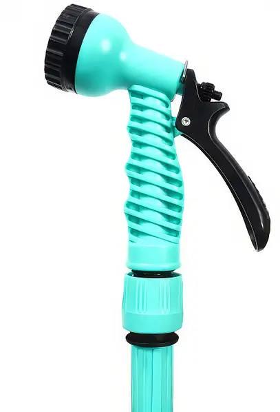 Гибкий шланг для полива EXPANDABLE GARDEN HOSE 15 м растягивающийся с распылителем 7 режимов - фото 5 Гибкий шланг для полива EXPANDABLE GARDEN HOSE 15 м растягивающийся с распылителем 7 режимов - фото 5