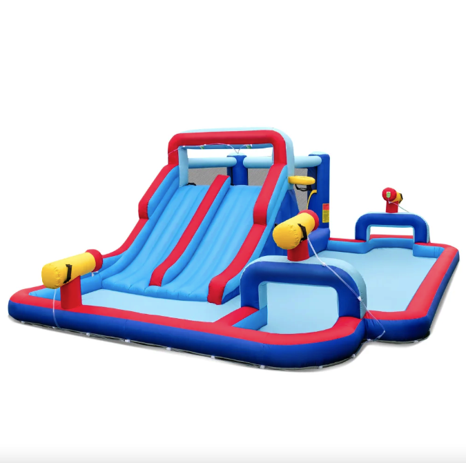 Надувний парк Costway Fun Kids із водними гірками (без вентилятора)