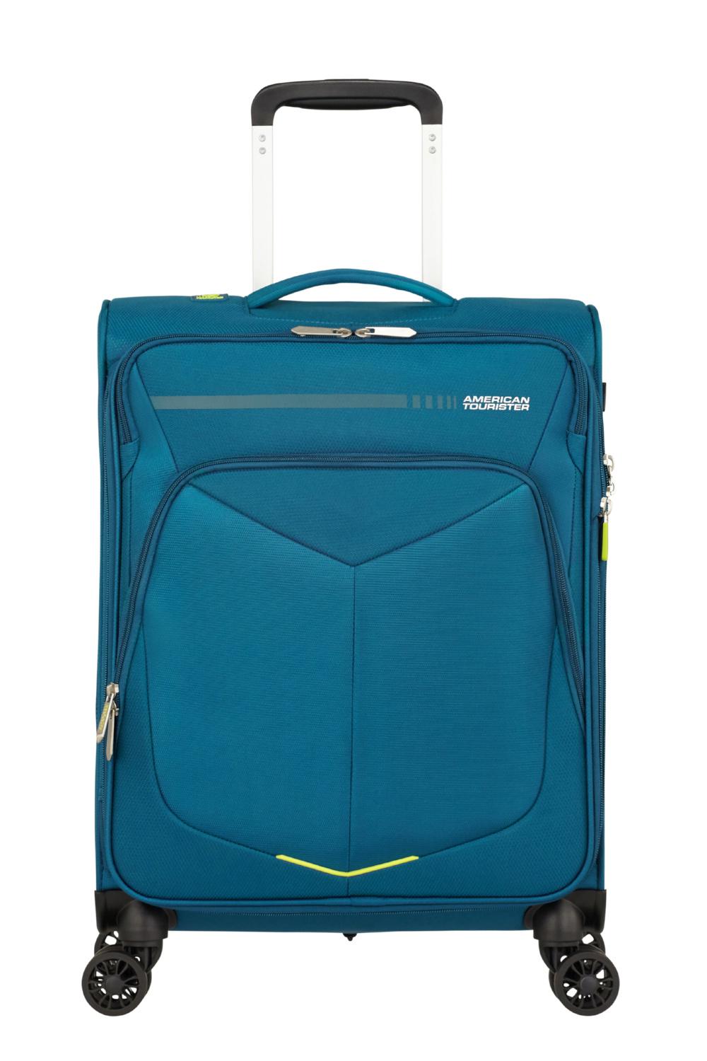 Валіза з розширенням American Tourister Summerfunk 55x40x23/25 см Блакитний (78G-51003) - фото 1