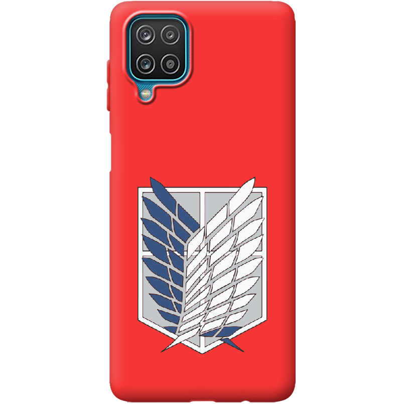 Чохол Boxface Samsung A125 Galaxy A12 Атака Титанів Крила Свободи Червоний силікон  (41506-bk88-41673)