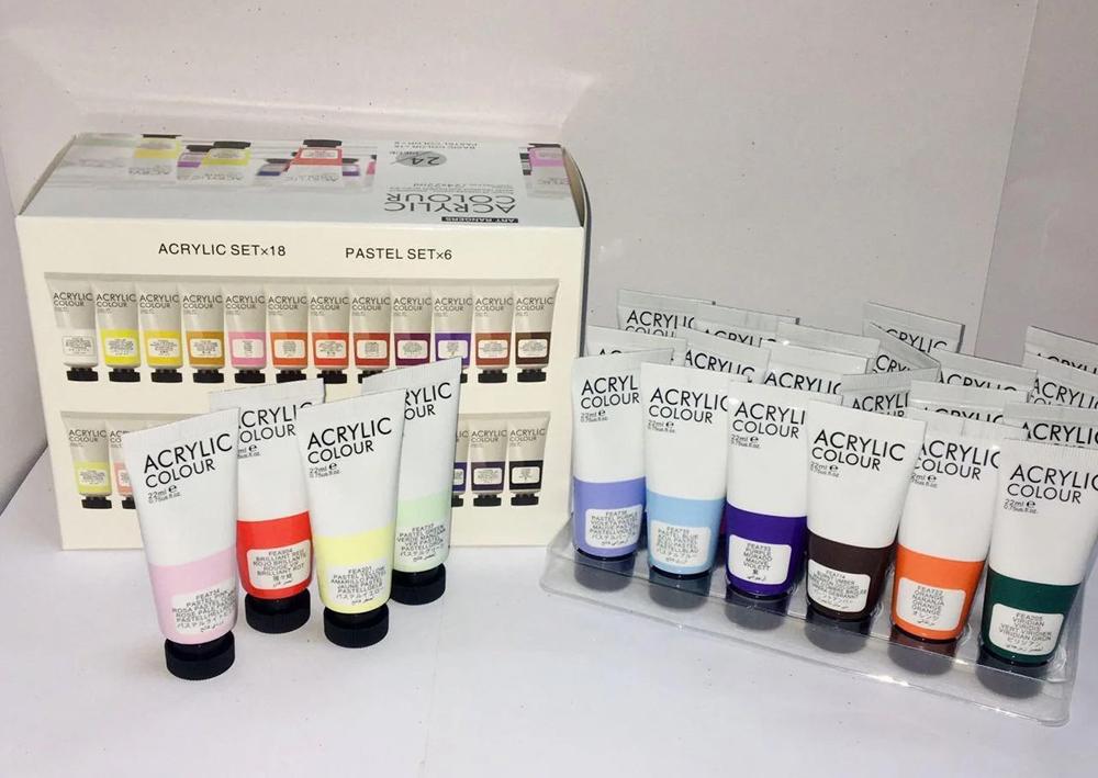 Акрилові фарби художні 22 мл 24 кольори (37-112014) - фото 10 Акрилові фарби художні 22 мл 24 кольори (37-112014) - фото 10