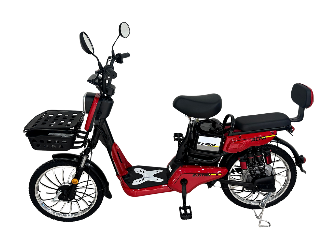 Электроскутер E-Titan Alfa 20" Красный