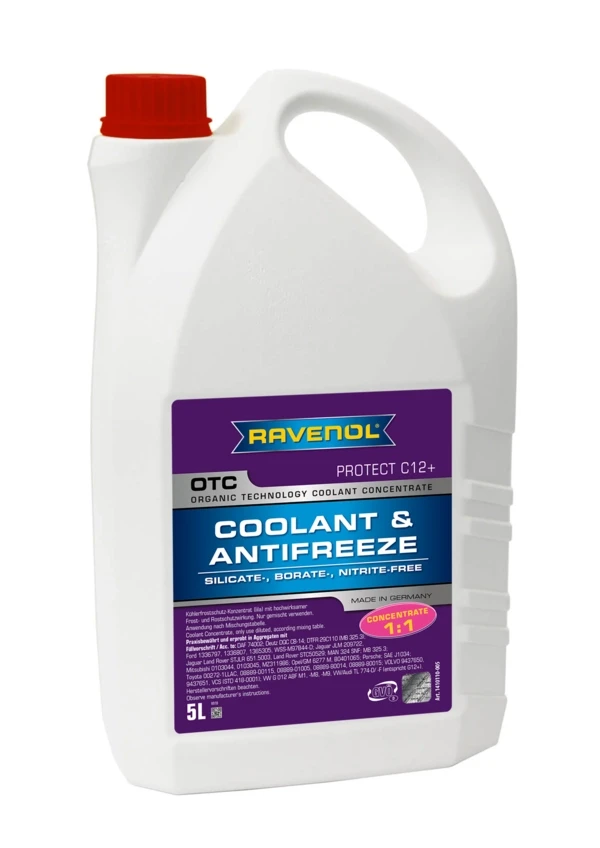 Антифриз концентрат Ravenol OTC C12+/G12+ 5 л Фиолетовый (1410110-005)