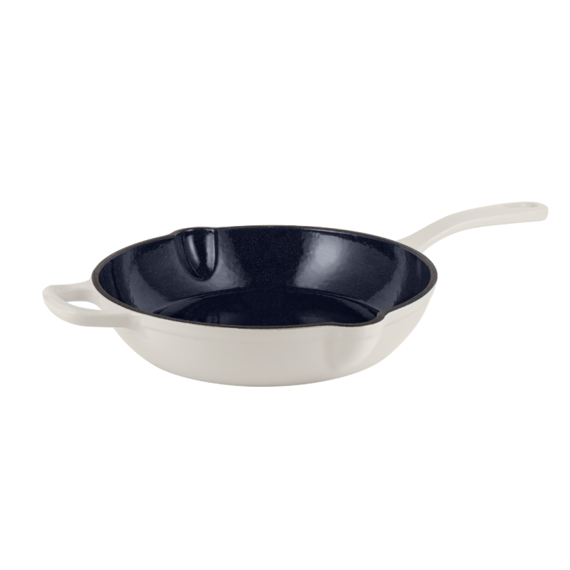 Сковорода чавунна Vintage Cuisine в ретро стилі Ø 26 см Кремовий Сковорода чавунна Vintage Cuisine в ретро стилі Ø 26 см Кремовий