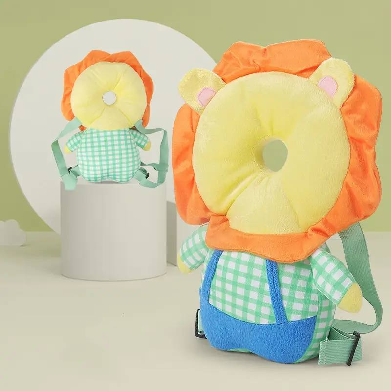 Подушка-рюкзак дитяча захисна регульовані ремені з захистом голови при падінні 30 см (668-193) - фото 2