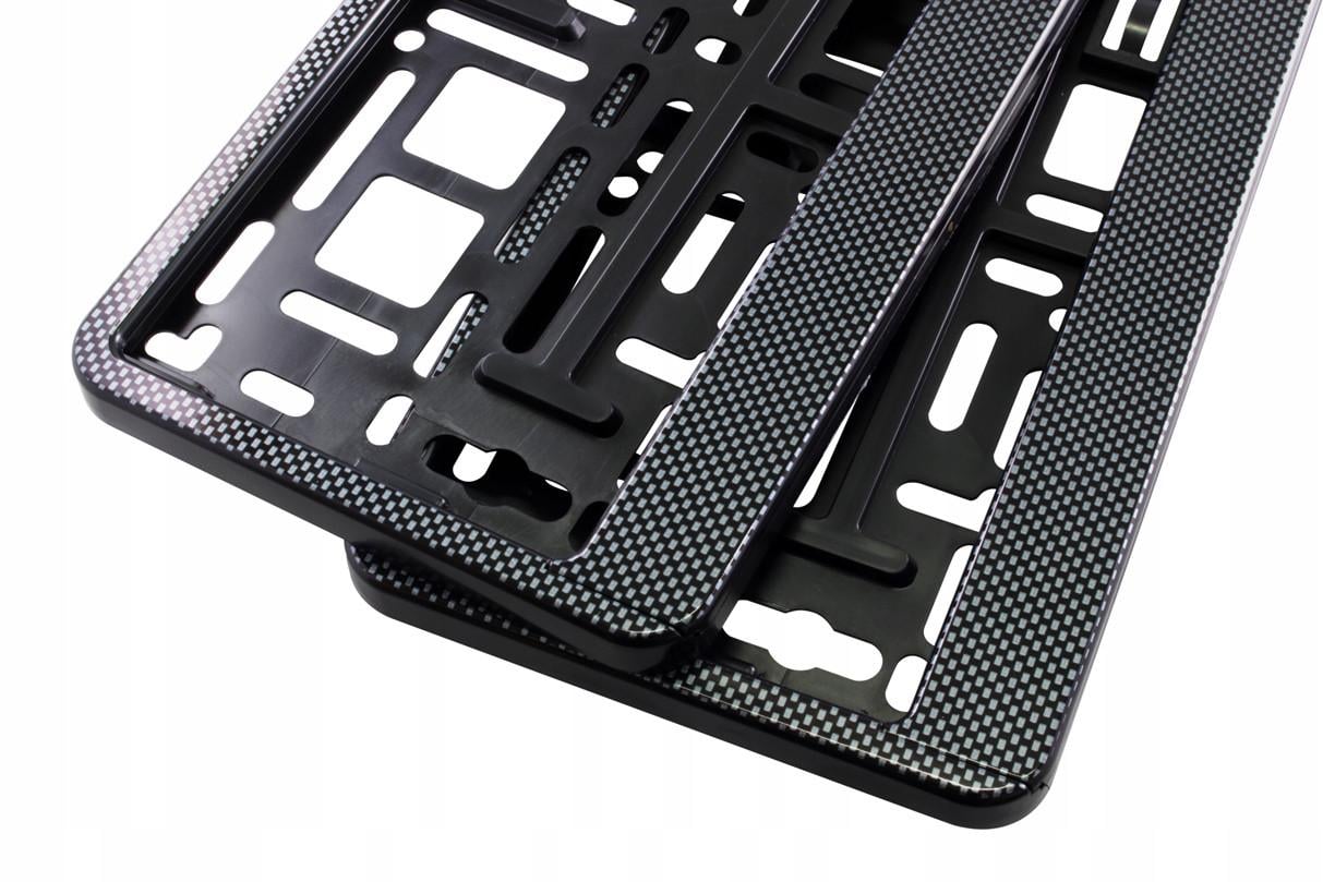 Рамки для номерного знака CARBON 2шт. и комплект 8 винтов (2377137293) - фото 3