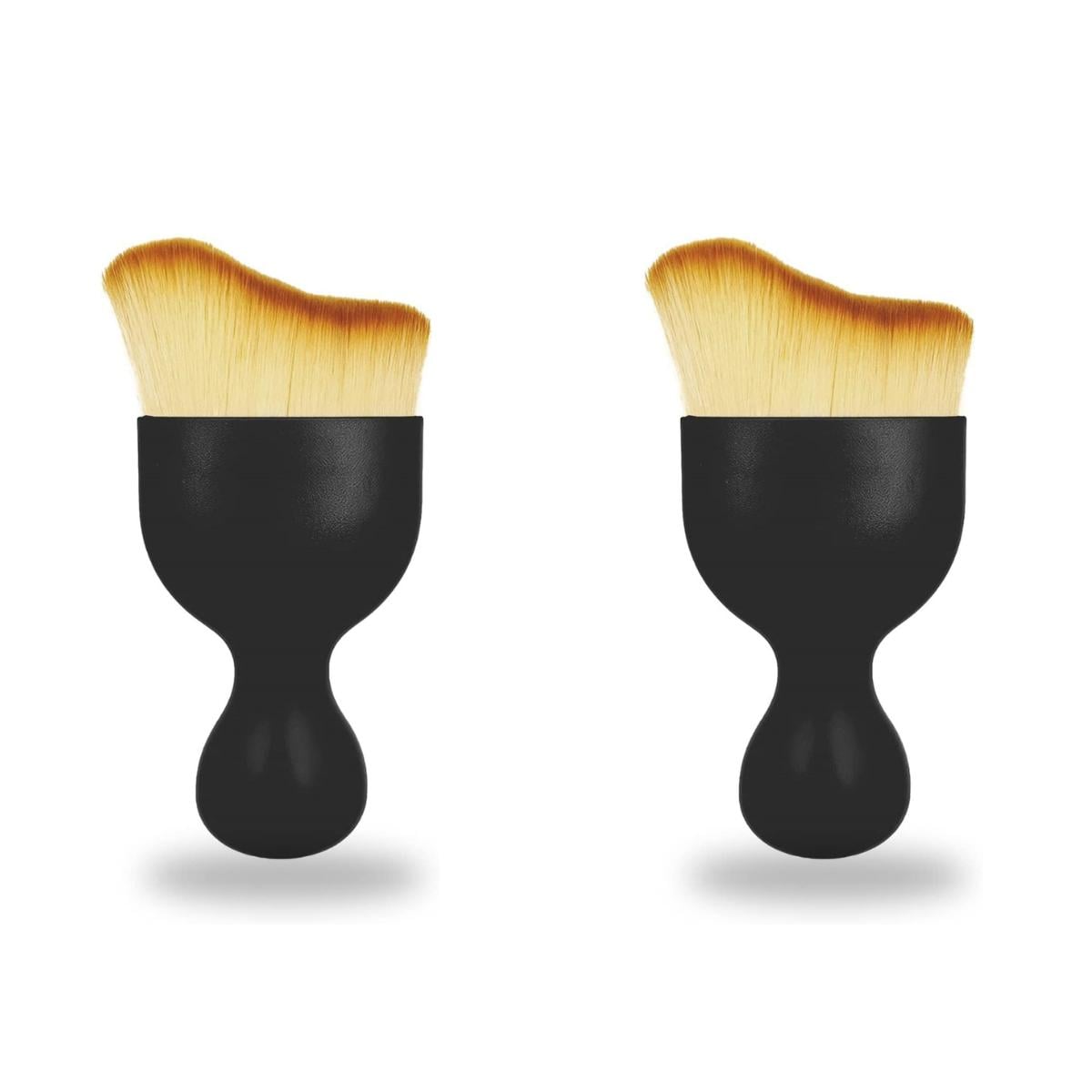 Щетка StopDust для удаления пыли в салоне автомобиля 97х55х25 мм 2 шт. Черный (1746)